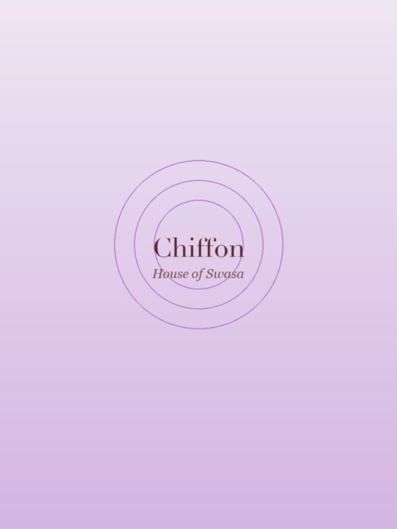 Chiffon Saree - Wine Ombre — Maroon